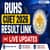 RUHS CUET 2026 Result Link Live: Scorecard PDF Download Link, Release Time, Official Website